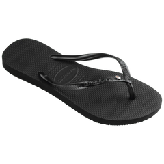 Women's Slim Crystal Flip Flops