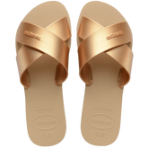 Women's Aqua Metallic Sandals
