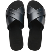 Women's Aqua Metallic Sandals