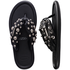 Women's Isabel Marant Maxi Puffed Studs Flip Flops