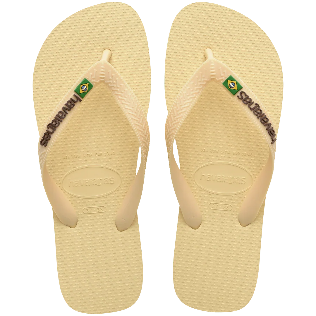 Women's Brazil Logo Flip Flops