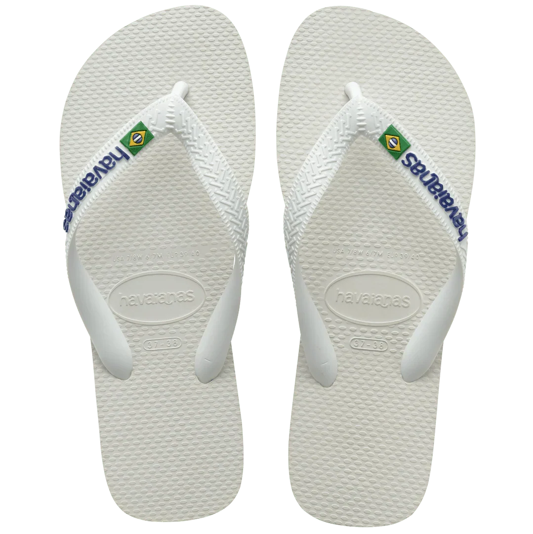 Women's Brazil Logo Flip Flops
