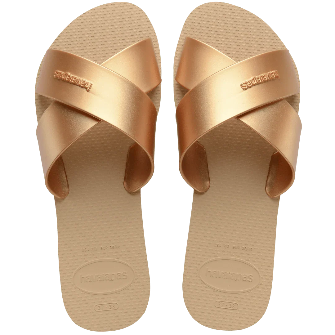 Women's Aqua Metallic Sandals