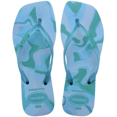 Women's Slim Square Jelly Flip Flops