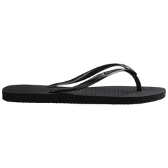 Women's Slim Crystal Flip Flops